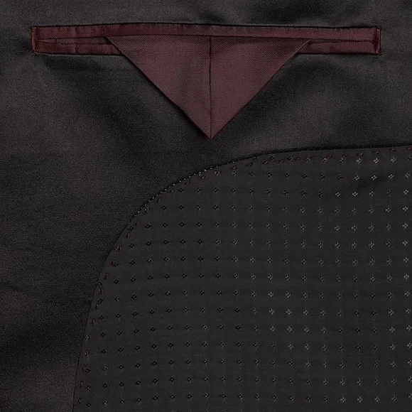 Egara Slim Fit Peak Lapel Dinner Jacket Elegant Blazer 36 Short - Picture 6 of 6